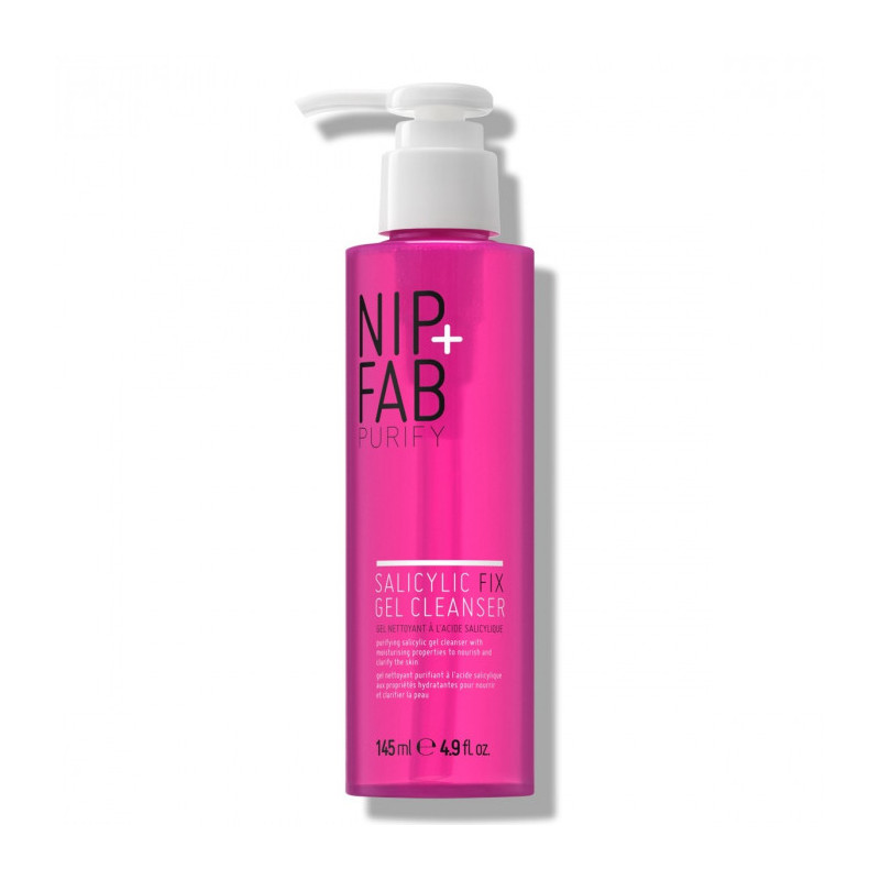 NIP+FAB Gelinis veido prausiklis Salicylic Fix Gel Cleanser 145 ml