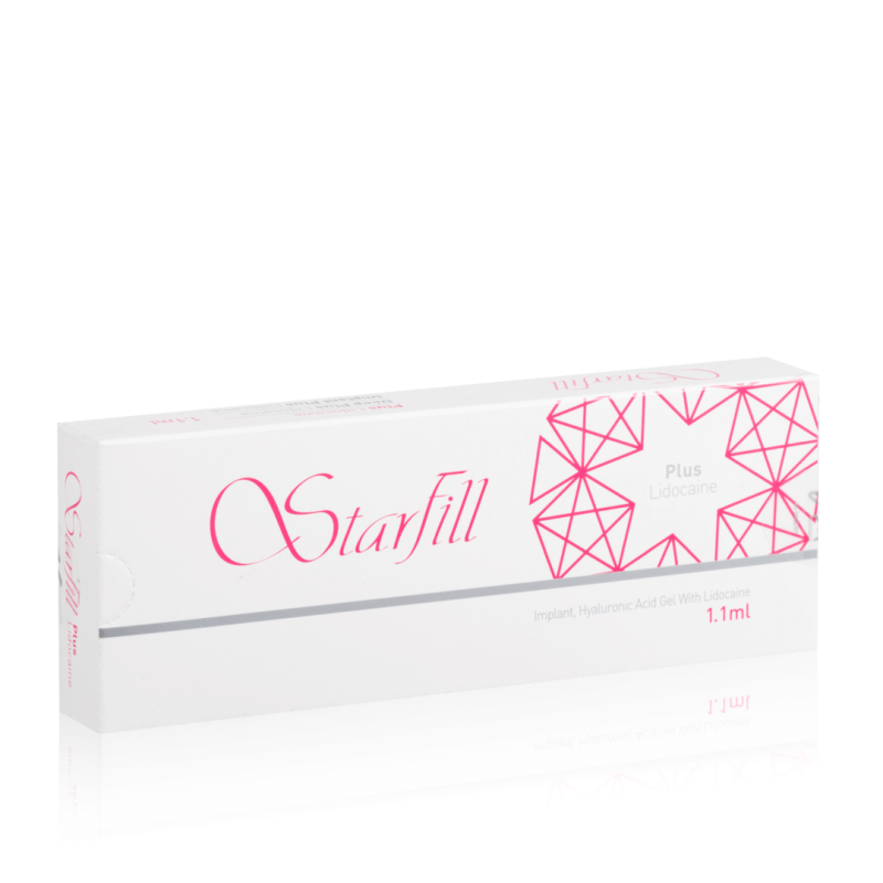StarFill Fine Plus hialiurono užpildas su lidokainu 1x1,1ml