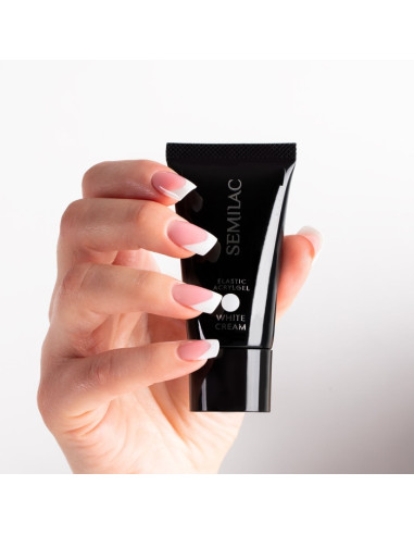Semilac Acrylic gel for extensions Double Flex 60 g NUDE PEACH