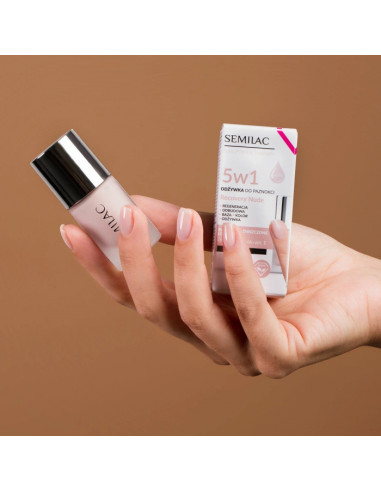 Semilac
Nagų kondicionierius Nail Power Therapy 5in1 Recovery Nude 7 ml