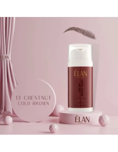 ELAN COLOR BROW MASK: tinting eyebrow mask 2in1