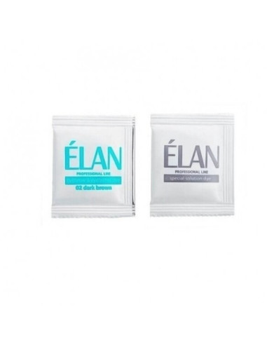 ELAN eyebrow dye in packets - (1 x 5 g) + oxidant (1 x 5 g)