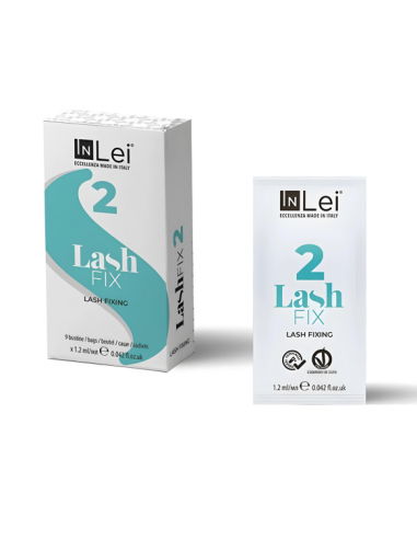 INLEI FIX 2 - the second step of eyelash lamination in a package Package - 9x1.2 ml