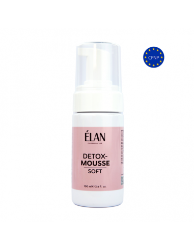 ELAN DETOX - MOUSSE SOFT cleansing foam for face, eyebrows and eyelashes 100 ml.