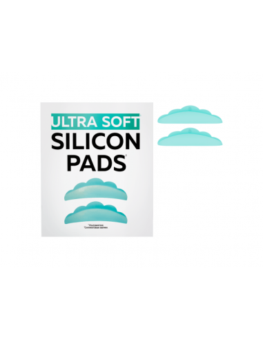 Ultra-soft silicone pads for eyelash lamination