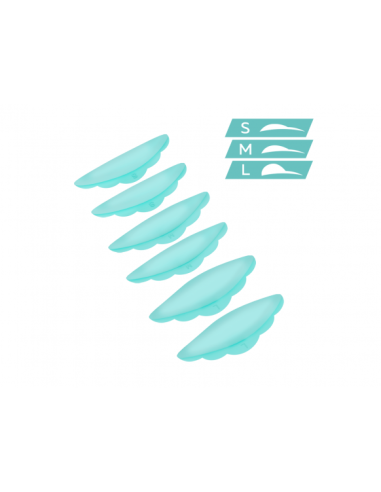 Ultra-soft silicone pads for eyelash lamination