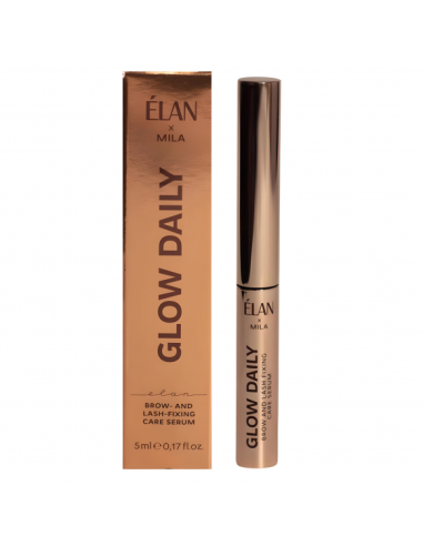 ELAN GLOW DAILY - eyebrow and eyelash fixation care serum, 5 ml