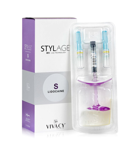 Stylage® S Lidocaine Bi-Soft hialiurono užpildas 1x0,8ml