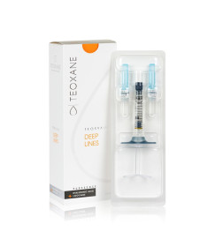 Teosyal® Deep Lines PureSense hialiurono užpildas su lidokainu 2x1ml