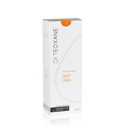 Teosyal® Deep Lines PureSense hialiurono užpildas su lidokainu 2x1ml