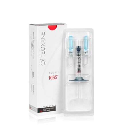 Teosyal® Kiss hialiurono užpildas su lidokainu 2x1ml