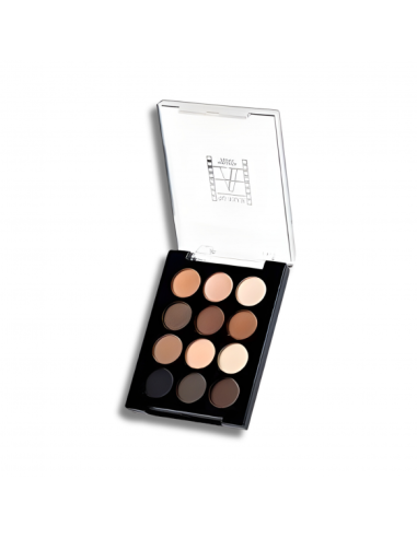 MAKE-UP ATELIER Eye shadow palette of 12 earth colors