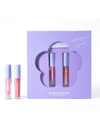 BLONDESISTER "MINI BOX XOXO" DOUBLE LIP OIL BOX (2X2.5 ML)