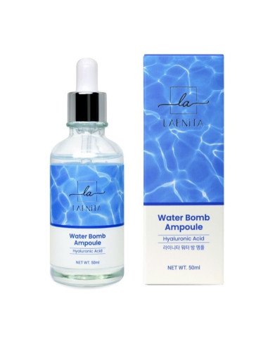 LAENITA Drėkinantis veido serumas su hialuronu Water Bomb Ampoule 50 ml