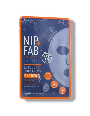 NIP+FAB
Lakštinė veido kaukė Glycolic Fix Bubble Mask Extreme