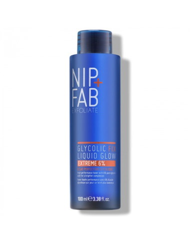 NIP+FAB
Facial tonic Glycolic Fix Liquid Glow Extreme 6% 100 ml