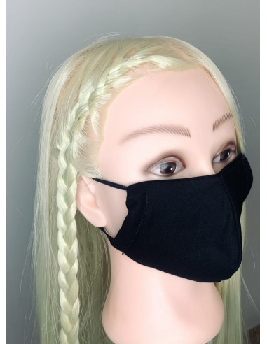 Reusable face mask black size L