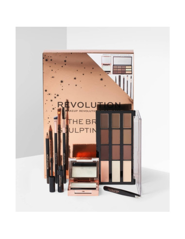 MAKEUP REVOLUTION Rinkinys antakių formavimui The Brow Sculpting Set